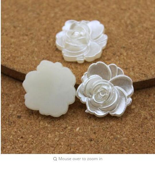 20pcs/lot 20mm*20mm pearl beads jewelry crafts decoration flat back rose flower pearl beads craft for diy jewelry making f1546, Silver
20pcs/lot 20mm*20mm pearl beads jewelry crafts decoration flat back rose flower pearl beads craft for diy jewelry making f1546, Silver