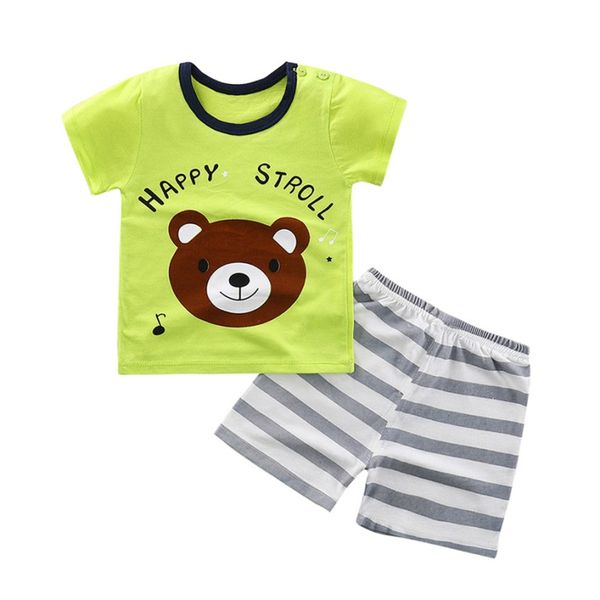 lovely summer two pieces baby sets with cute cartoon print comfortable for dressing with short sleeves, White
lovely summer two pieces baby sets with cute cartoon print comfortable for dressing with short sleeves, White