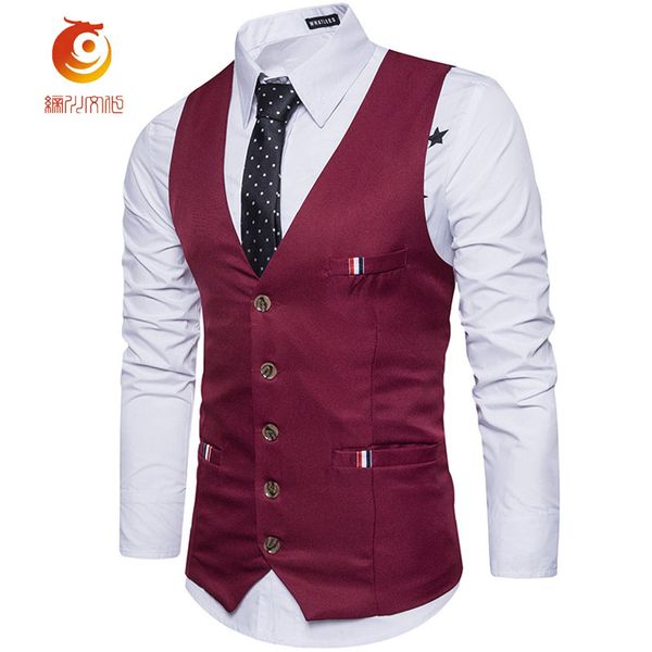 new mens suit vest fashion slim fit british style suit vest casual business men cotton mens waistcoat size xl, Black;white
new mens suit vest fashion slim fit british style suit vest casual business men cotton mens waistcoat size xl, Black;white