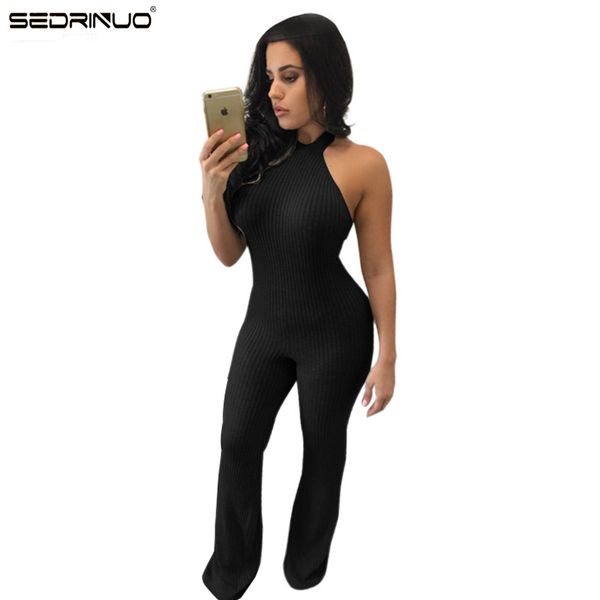 women new fashion rompers and jumpsuits women backless sleeveless playsuit bodysuits elegant knitted jumpsuits, Black;white
women new fashion rompers and jumpsuits women backless sleeveless playsuit bodysuits elegant knitted jumpsuits, Black;white