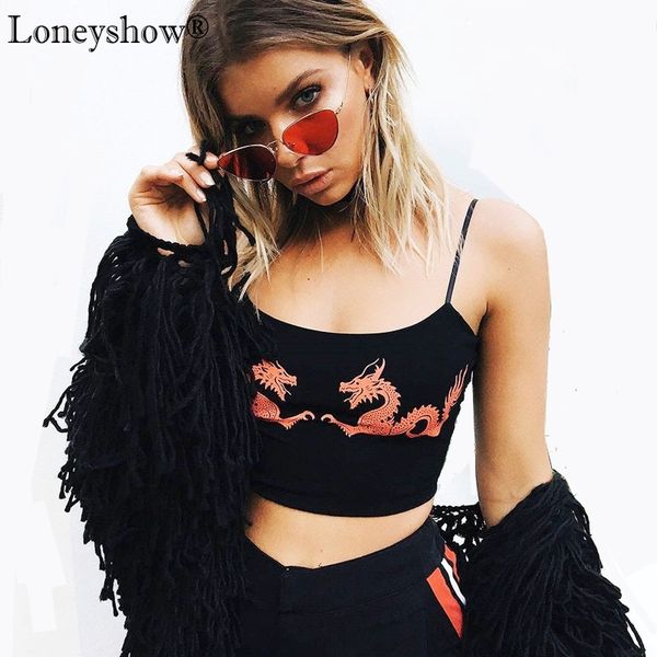 95% cotton women summer crop design chinese dragon printed black camis sleeveless sheath outwear bodycon camisoles, White
95% cotton women summer crop design chinese dragon printed black camis sleeveless sheath outwear bodycon camisoles, White