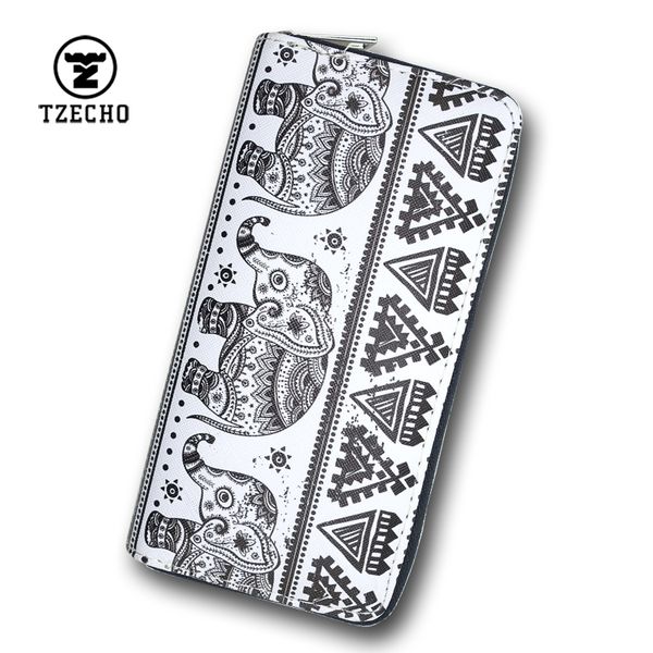 tzecho zipper around women clutch wallets pu print animal elephant long female purse coin pocket holder ladies bag, Red;black
tzecho zipper around women clutch wallets pu print animal elephant long female purse coin pocket holder ladies bag, Red;black