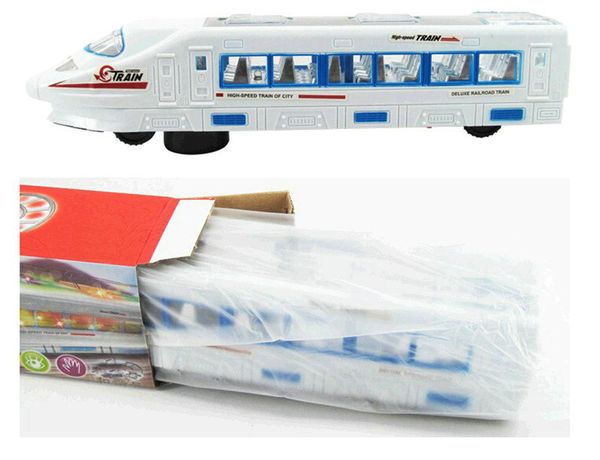 DHL Electric light music Train Toy high-speed train Battery Powered toys Trains Model Great Kids Christmas Toys Gifts for Children Friends
DHL Electric light music Train Toy high-speed train Battery Powered toys Trains Model Great Kids Christmas Toys Gifts for Children Friends