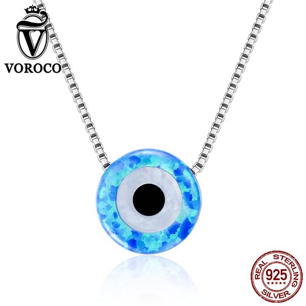 voroco pure 925 sterling silver ethnic blue opal guardian lucky eye pendants necklace for women party fine jewelry gift vsn004
voroco pure 925 sterling silver ethnic blue opal guardian lucky eye pendants necklace for women party fine jewelry gift vsn004