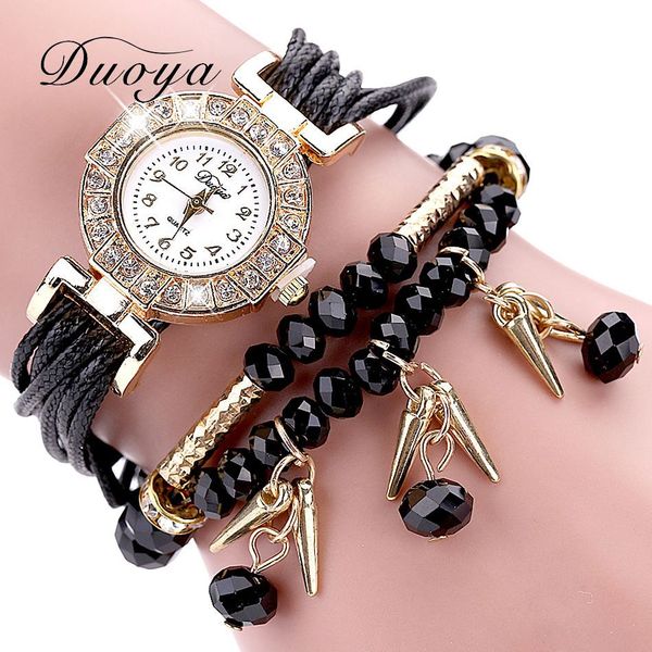 wengle 2018 new fashion love chili pendant woven circle colorful beads diamond jewelry ms quartz watch, Slivery;brown
wengle 2018 new fashion love chili pendant woven circle colorful beads diamond jewelry ms quartz watch, Slivery;brown