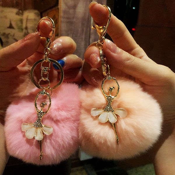 rhinestone ballet dancer fur ball key chain for women fur pompom keychain trinket charm bag key ring holder jewelry, Silver
rhinestone ballet dancer fur ball key chain for women fur pompom keychain trinket charm bag key ring holder jewelry, Silver