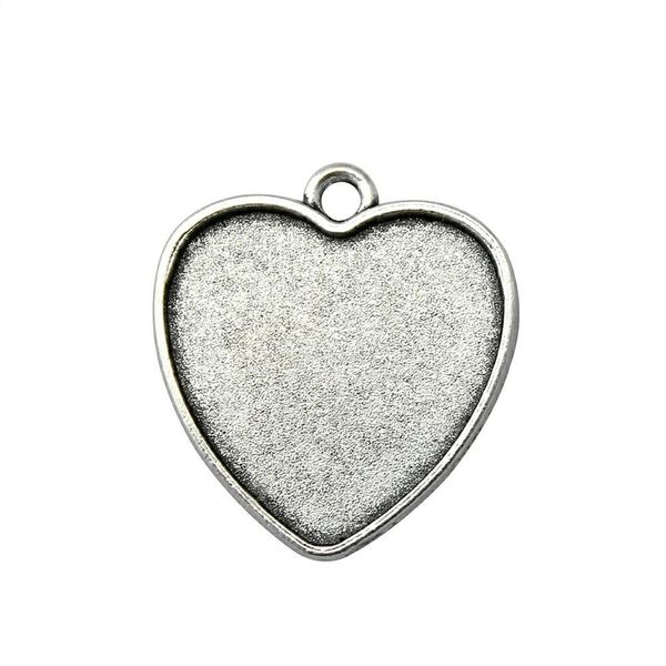 16 pieces cabochon cameo base tray bezel blank supplies for jewelry classic single side inner size 25mm heart necklace pendant setting, Slivery;crystal
16 pieces cabochon cameo base tray bezel blank supplies for jewelry classic single side inner size 25mm heart necklace pendant setting, Slivery;crystal