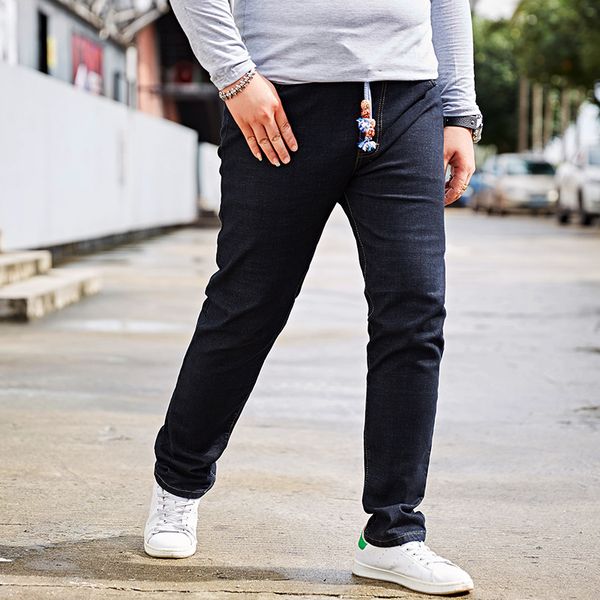 new arrival mens elastic waist jeans stretch skinny slim denim pants full washed details straight jeans plus size 28-44 46 48, Blue
new arrival mens elastic waist jeans stretch skinny slim denim pants full washed details straight jeans plus size 28-44 46 48, Blue