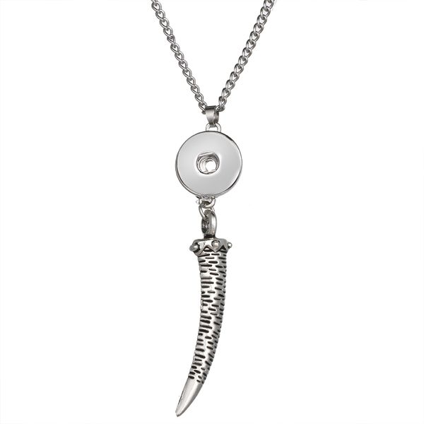 10pcs /lot crystal wolf tooth snap pendant necklace snap necklace fit diy 18mm snap buttons jewlery for women, Silver
10pcs /lot crystal wolf tooth snap pendant necklace snap necklace fit diy 18mm snap buttons jewlery for women, Silver
