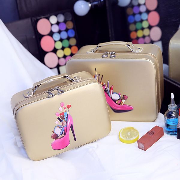 2017 professional pu make up box portable cartoon makeup cases leather beauty cases trunk hand held cosmetic bag
2017 professional pu make up box portable cartoon makeup cases leather beauty cases trunk hand held cosmetic bag