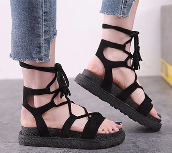 2018 women summer suded shoes roman sandals calceus light simple design tatbeb ladies suede sandal zyws02, Black
2018 women summer suded shoes roman sandals calceus light simple design tatbeb ladies suede sandal zyws02, Black