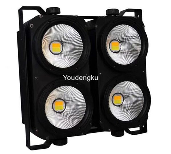 2 pieces powercon decoration dj 4x100w blinder matrix cob stage lighting led blinder cob 4 eyes
2 pieces powercon decoration dj 4x100w blinder matrix cob stage lighting led blinder cob 4 eyes