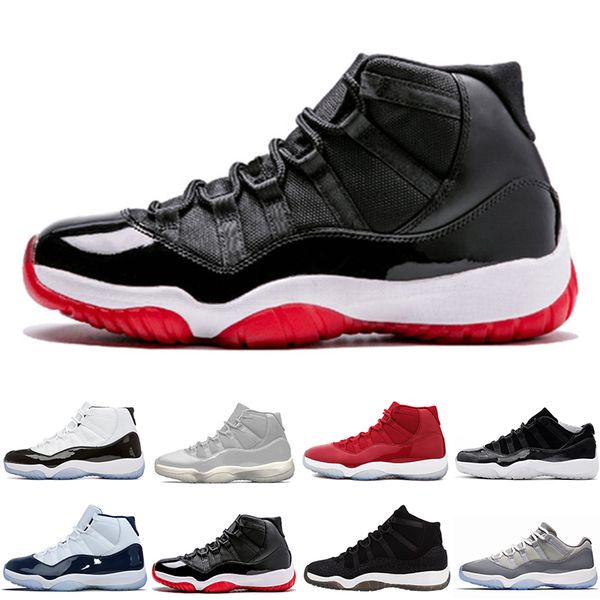 Cheap 11 11s Cap and Gown Prom Night Men Basketball Shoes Platinum Tint Gym Red Bred PRM Heiress Barons Concord 45 Grey mens sports sneakers
Cheap 11 11s Cap and Gown Prom Night Men Basketball Shoes Platinum Tint Gym Red Bred PRM Heiress Barons Concord 45 Grey mens sports sneakers