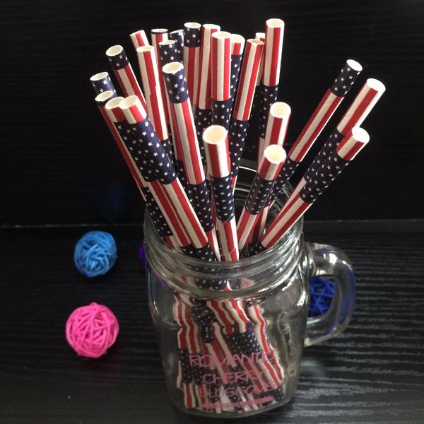 100pcs american usa flag paper foodgrade drinking straws tableware accessories decor for indenpendence day 4th of july party decorations
100pcs american usa flag paper foodgrade drinking straws tableware accessories decor for indenpendence day 4th of july party decorations