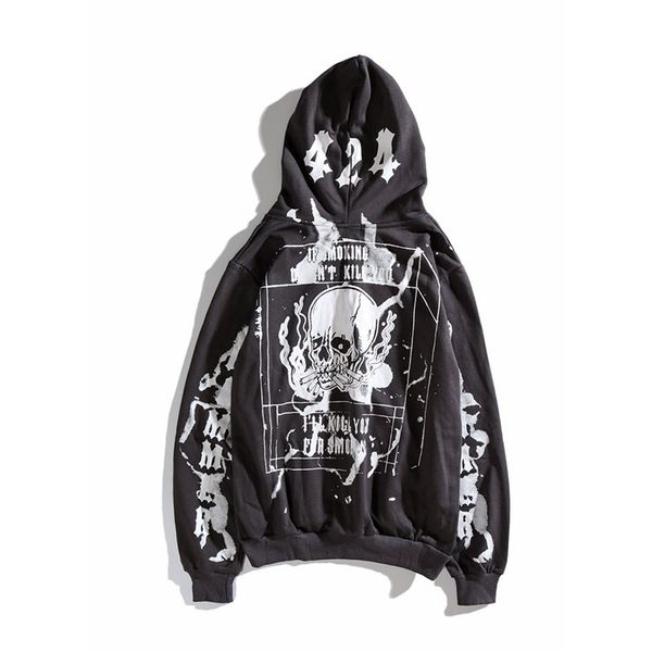 424 Mens Pullover Hoodies Skull Print Fashion Designer Long Sleeve Hip Hop Pullover Hoodies Scary Figure Clothes
424 Mens Pullover Hoodies Skull Print Fashion Designer Long Sleeve Hip Hop Pullover Hoodies Scary Figure Clothes