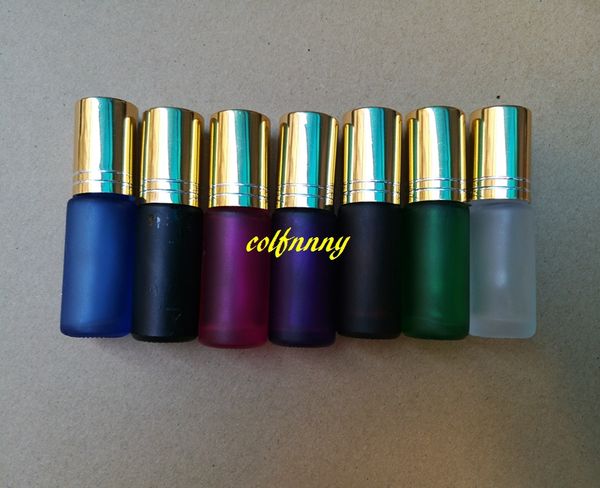 100pcs/lot fast shipping 5ml thick matte glass roll on essential oil empty perfume bottle steel roller ball bottles c2204
100pcs/lot fast shipping 5ml thick matte glass roll on essential oil empty perfume bottle steel roller ball bottles c2204