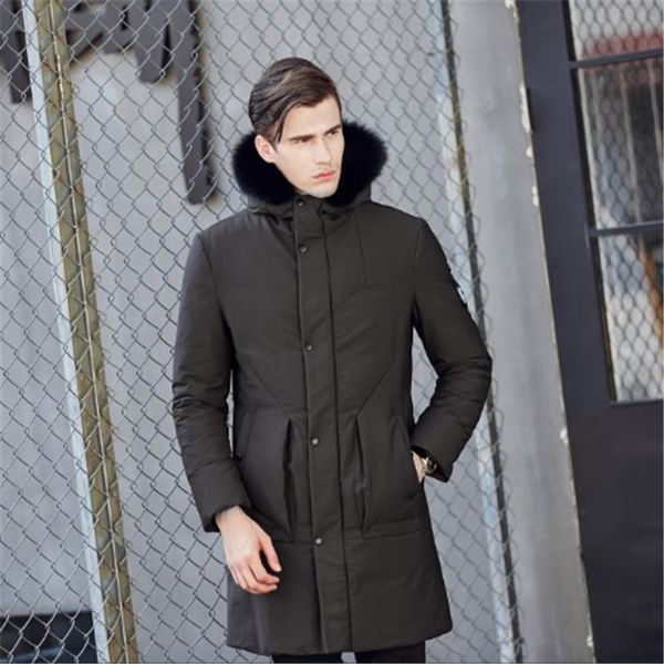 2018 winter new down jacket men's long hooded handsome thick trend trend slim winter jacket for men xd597, Black
2018 winter new down jacket men's long hooded handsome thick trend trend slim winter jacket for men xd597, Black