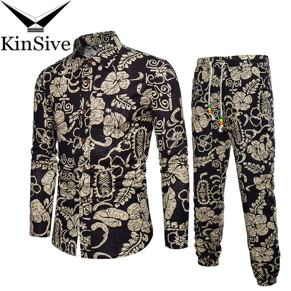 mens shirts tracksuit pants sets two piece beach clothes party shirts suit 2018 men streetwear fashion flower printed sweat pant, Gray
mens shirts tracksuit pants sets two piece beach clothes party shirts suit 2018 men streetwear fashion flower printed sweat pant, Gray