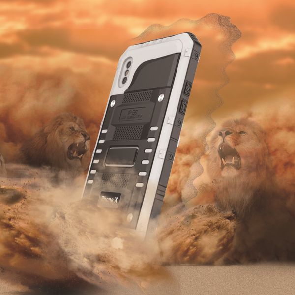 factory sell for iphone 6 plus waterproof shell zinc alloy + silicone hybrid waterproof mobile case armor cover for goophone x phone case
factory sell for iphone 6 plus waterproof shell zinc alloy + silicone hybrid waterproof mobile case armor cover for goophone x phone case