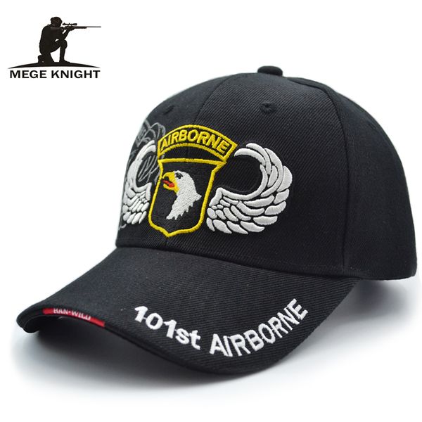 

mege new summer men tactical cap teenager hip hop adjustable hat embroidery 101st airborne black/khaki/navy casquette gor, Blue;gray
