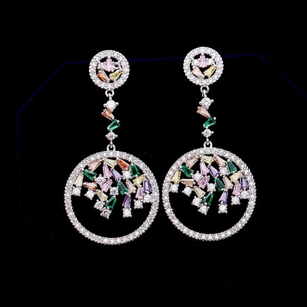 luxury temperament earrings female silver needle european american color zircon circle exquisite fashion high-grade earrings long earrings
luxury temperament earrings female silver needle european american color zircon circle exquisite fashion high-grade earrings long earrings