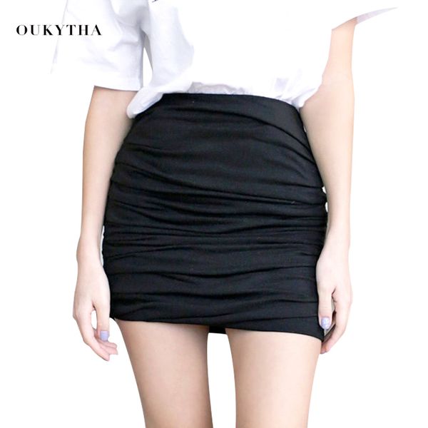 oukytha skirt female high waist mini slim fold irregular pencil cotton skirt, Black
oukytha skirt female high waist mini slim fold irregular pencil cotton skirt, Black