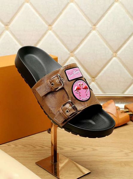 Designer Sandals size 35-46 Men Women withdesigner sandals Dust Bag Designer print Luxury Slide Summer Sandals Slipper