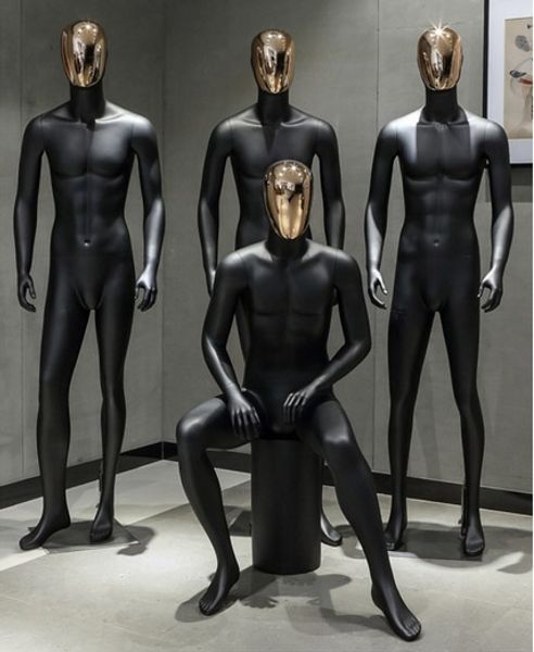 fashionable fiberglass male black mannequin full body mannequin made in china sale, Khaki
fashionable fiberglass male black mannequin full body mannequin made in china sale, Khaki