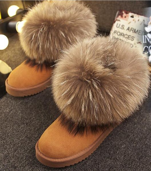 europe 54 low-tube snow boots female fox fur winter explosion models cowhide warm non-slip women's cotton shoes dantu, Black
europe 54 low-tube snow boots female fox fur winter explosion models cowhide warm non-slip women's cotton shoes dantu, Black