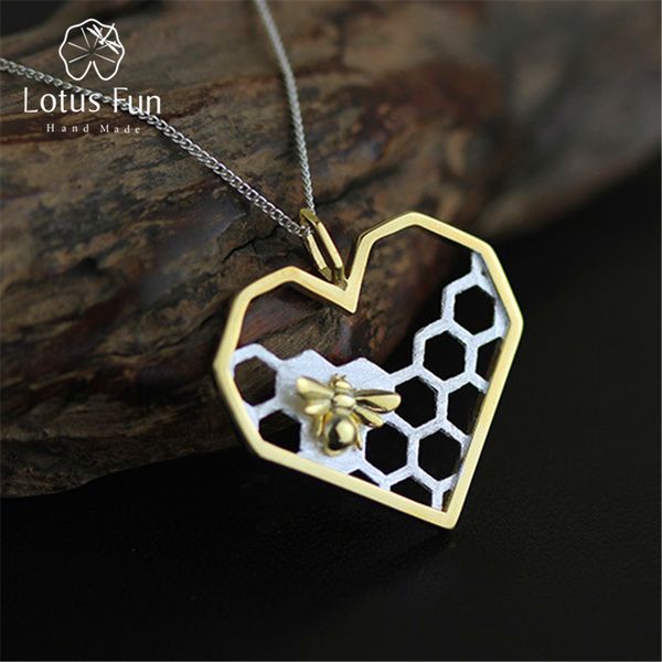 lotus fun real 925 sterling silver handmade fine jewelry honeycomb home guard love heart shape pendant without chain for women
lotus fun real 925 sterling silver handmade fine jewelry honeycomb home guard love heart shape pendant without chain for women