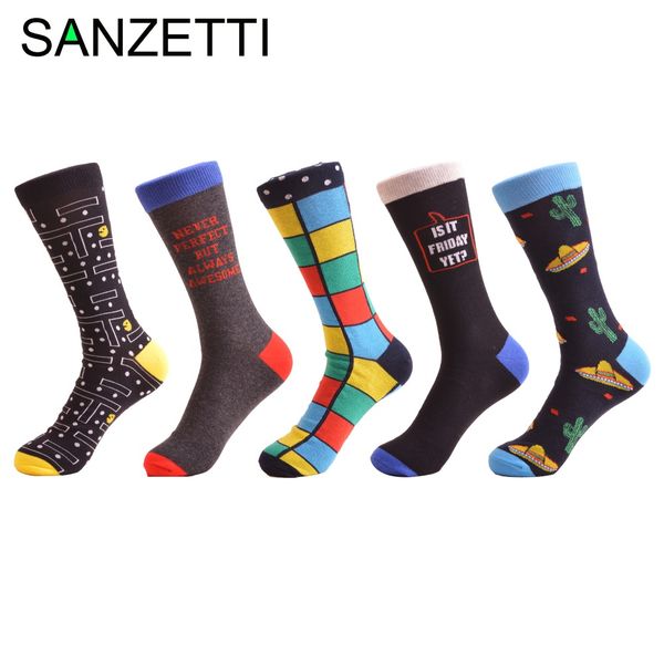 sanzetti 5 пар / лот мужская классический расчесанный хлопок повседневные платья носки сетки платье партии носки бизнес работать долго для п, Black
sanzetti 5 пар / лот мужская классический расчесанный хлопок повседневные платья носки сетки платье партии носки бизнес работать долго для п, Black