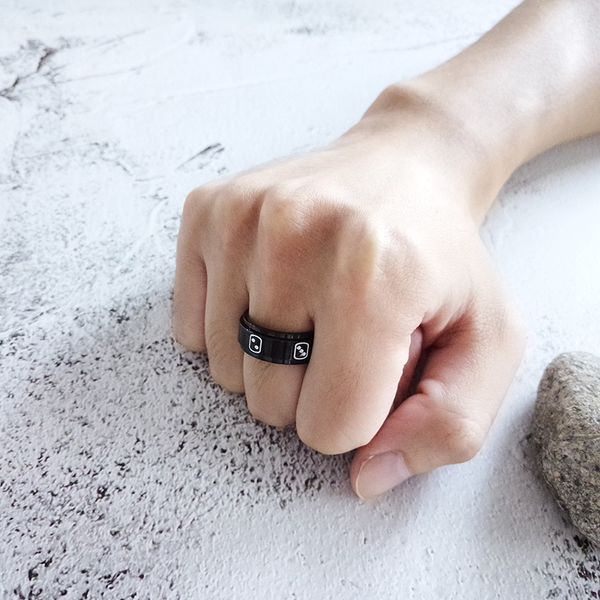 kemstone street style spinner stainless steel dice bar black 8mm men ring jewelry gift, Golden;silver
kemstone street style spinner stainless steel dice bar black 8mm men ring jewelry gift, Golden;silver