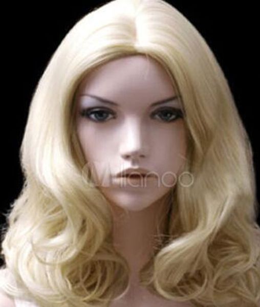 blonde wavy curly traditional heat-resistant fiber woman's medium wig hair, Black;brown
blonde wavy curly traditional heat-resistant fiber woman's medium wig hair, Black;brown