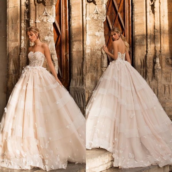 naviblue 2019 wedding dresses sweetheart backless corset back lace bridal gowns robe de mariée sweep train plus size beach wedding dress, White
naviblue 2019 wedding dresses sweetheart backless corset back lace bridal gowns robe de mariée sweep train plus size beach wedding dress, White
