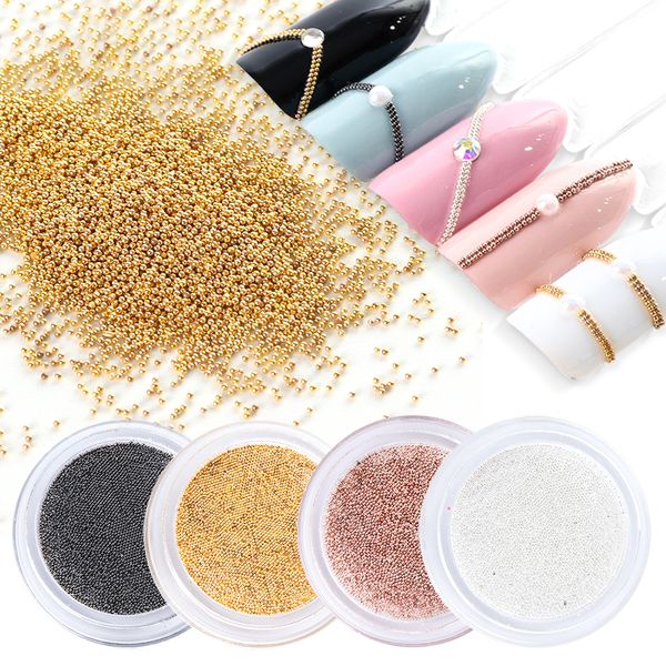 1pcs 0.4mm nail beads metal steel caviar studs nail art decoration rose gold/gold/silver/grey 3d glitter charm manicure ji829, Silver;gold
1pcs 0.4mm nail beads metal steel caviar studs nail art decoration rose gold/gold/silver/grey 3d glitter charm manicure ji829, Silver;gold