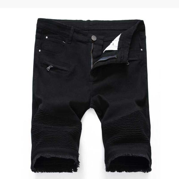 knee length short mens hole denim jeans summer straight casual ripped men trousers bermuda masculina ripped jeans male, Blue
knee length short mens hole denim jeans summer straight casual ripped men trousers bermuda masculina ripped jeans male, Blue