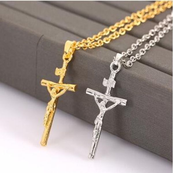 jupiter ascending jesus cross necklace inri pendant for women men 18k gold plated chain hip hop necklaces cross pendant, Silver
jupiter ascending jesus cross necklace inri pendant for women men 18k gold plated chain hip hop necklaces cross pendant, Silver