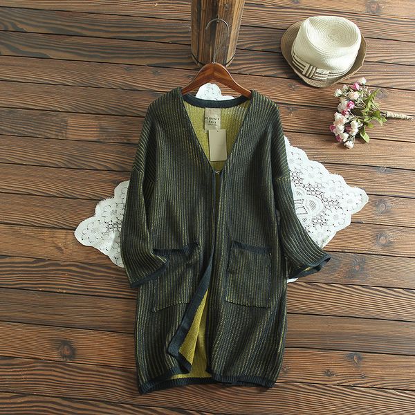 autumn coat women loose retro knitting overcoat long v-neck button pocket casual female blended overcoat 2018 coat, Tan;black
autumn coat women loose retro knitting overcoat long v-neck button pocket casual female blended overcoat 2018 coat, Tan;black