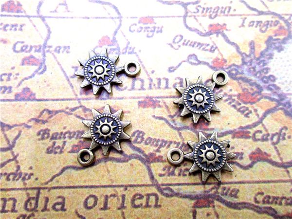 105pcs of antique tibetan bronze tone sun charms pendants 2 sided 17x13mm, Bronze;silver
105pcs of antique tibetan bronze tone sun charms pendants 2 sided 17x13mm, Bronze;silver
