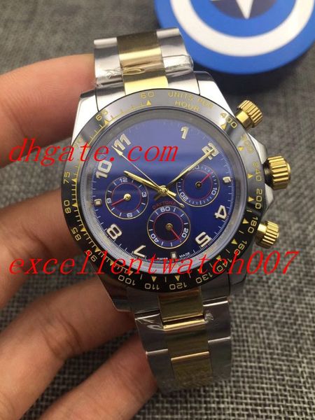 asia 2813 movement fashion watch 40mm no chronograph 116523 arabic numerals blue dial automatic mens classic watch watches, Slivery;brown 
asia 2813 movement fashion watch 40mm no chronograph 116523 arabic numerals blue dial automatic mens classic watch watches, Slivery;brown