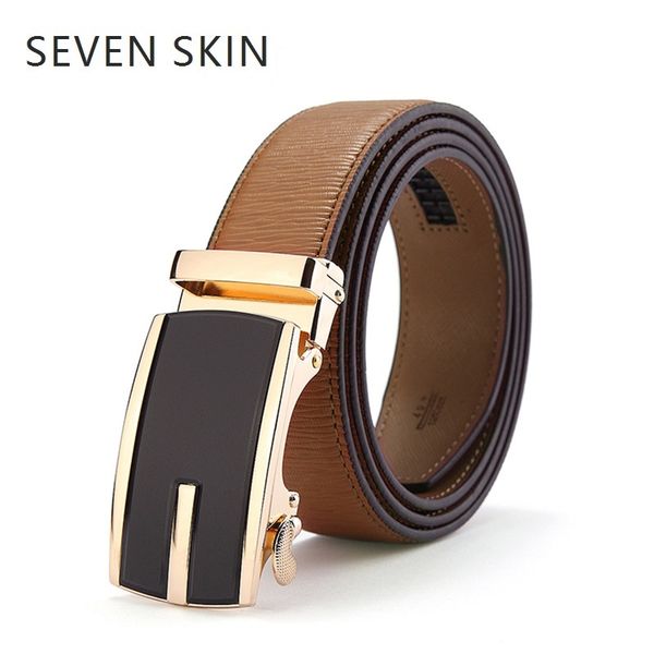 seven skin 100% cowhide belts for men fashion genuine leather belt automatic alloy buckle belts 2018 ceinture homme, Black;brown
seven skin 100% cowhide belts for men fashion genuine leather belt automatic alloy buckle belts 2018 ceinture homme, Black;brown