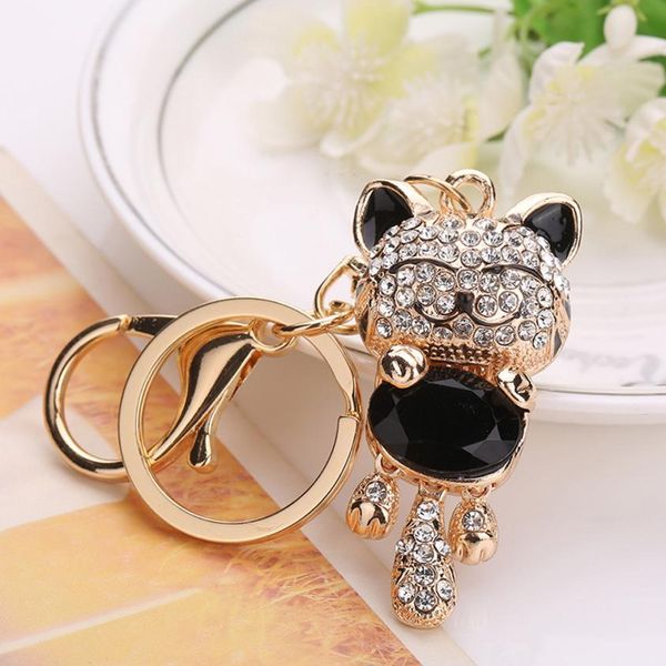 2017 rhinestone alloy cat sparkling charm keychain bag handbag key ring car key pendant ag03, Silver
2017 rhinestone alloy cat sparkling charm keychain bag handbag key ring car key pendant ag03, Silver