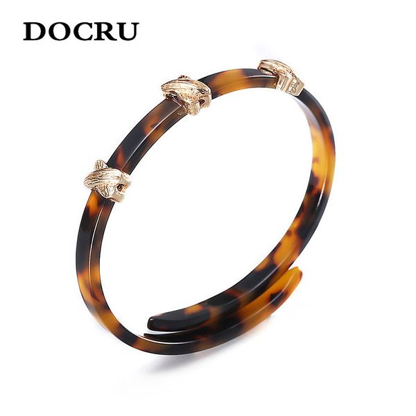 unique design punk style bracelet trendy leopard print geometric acrylic bangles charm for women jewelry wholesale, Black
unique design punk style bracelet trendy leopard print geometric acrylic bangles charm for women jewelry wholesale, Black