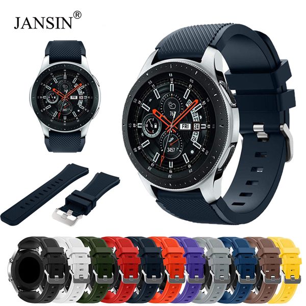 jansin 22mm universal sport silicone strap for samsung galaxy 46mm/gear s3 classic/s3 frontier/ watch band bracele wristband, Black;brown
jansin 22mm universal sport silicone strap for samsung galaxy 46mm/gear s3 classic/s3 frontier/ watch band bracele wristband, Black;brown