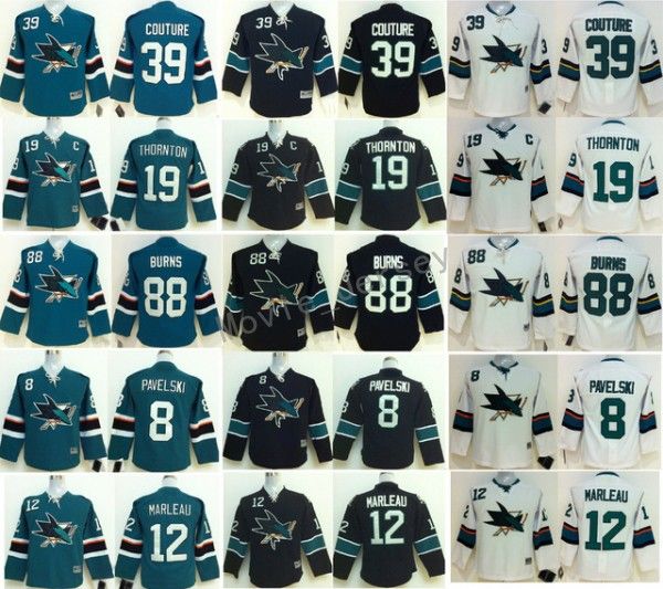 Youth Joe Thornton Jersey 19 San Jose Sharks Children Hockey 8 Joe Pavelski 12 Patrick Marleau 39 Logan Couture 88 Brent Burns 48 Tomas Hert
Youth Joe Thornton Jersey 19 San Jose Sharks Children Hockey 8 Joe Pavelski 12 Patrick Marleau 39 Logan Couture 88 Brent Burns 48 Tomas Hert
