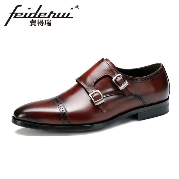 vintage genuine leather men's double monk straps round toe handmade man flats luxury designer formal dress brogue shoes asd18, Black
vintage genuine leather men's double monk straps round toe handmade man flats luxury designer formal dress brogue shoes asd18, Black
