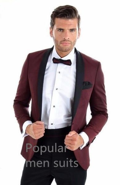 2018 new arrival custom made wine red one button slim fit men's wedding dress groom wear 2-piece men's suits ( jacket+pants+tie, White;black
2018 new arrival custom made wine red one button slim fit men's wedding dress groom wear 2-piece men's suits ( jacket+pants+tie, White;black