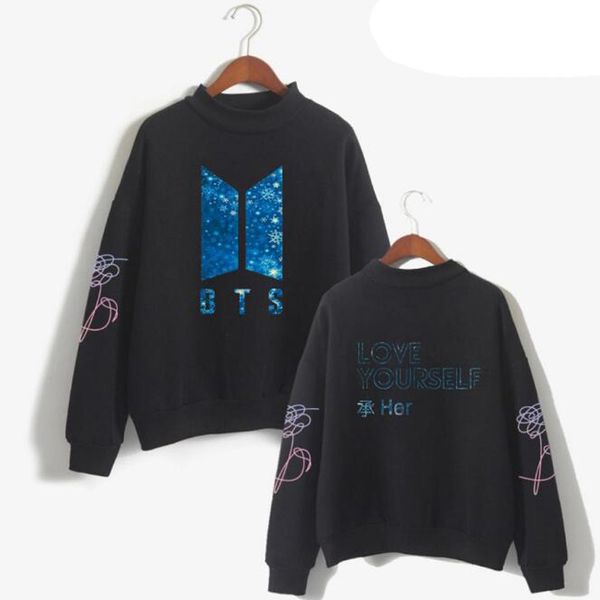 k kpop love yourself hoodies for women men bangtan boys letter printed fans supportive hip-hop harajuku sweatshirt, Black
k kpop love yourself hoodies for women men bangtan boys letter printed fans supportive hip-hop harajuku sweatshirt, Black