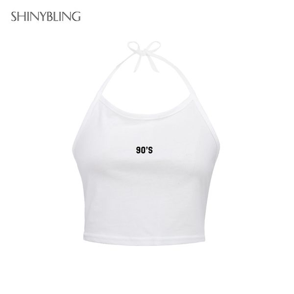 90s crop women 2017 summer halter tank cotton letter printed 1990's shirt female fitness white color camisole
90s crop women 2017 summer halter tank cotton letter printed 1990's shirt female fitness white color camisole
