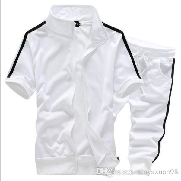 2018 new summer fashion leisure sports personality short suit cardigan short sleeved suit M-5XLcm
2018 new summer fashion leisure sports personality short suit cardigan short sleeved suit M-5XLcm